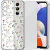 Choeeu ChoosEU Trasparente Cover per Samsung Galaxy A54 5G con Fiori, Colorata | Sottile TPU Silicone Trasparente Custodia, Disegni Colorate Fiore Fiori Motivo, per Ragazza, Antiurto Protettiva Morbido Case