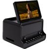 Bewinner Scanner per Pellicole, LCD da 5 Pollici per 135, 126, 110, Super 8 | Digitalizzatore di Diapositive per Negativi, 12 MP Interpolati, Uscita JPEG, Batteria da 5000 MAh, Archivio Familiare,