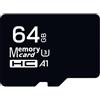 WOLFANG Scheda di memoria micro da 64 GB, classe 10, scheda TF ad alta velocità per fotocamere digitali, telefoni cellulari, fotocamera per animali selvatici, dashcam, lettori MP3
