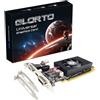 Glorto GeForce GT 610 2G DDR3 Low Profile Scheda Grafica PCI Express 1.1 x16, HDMI/VGA/DVI, GPU Entry Level per PC, SFF e HTPC, compatibile con Win11
