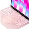 BlueSwan Copritastiera Compatibile con MacBook Neo, Air, Pro, Rosa Pesca | MacBook Neo 2026, MacBook Air 13,6/15 M5-M2 2026-2022, MacBook Pro 14/16 M5-M1 Pro/Max 2026-2021, Tastiera UK/EU