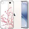 Choeeu ChoosEU Trasparente Cover per iPhone SE 2022/2020(SE 3/2)/ 7/8, Sakura Rosa | Sottile TPU Silicone Trasparente Custodia, Disegni Colorate Fiore Fiori Motivo, per Ragazza, Antiurto Protettiva Morbido Case