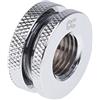 Alphacool 17423 Bulkhead Connector Short Version G1/4 - Chrome WaterCooling Raccordi