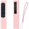 zoerbufan Custodia Telecomando per Samsung SolarCell Smart TV BN59 Series, Anti-Scivolo Cassa Copertura per Samsung QLED TV Remote Cover con Cordino (Rosa)