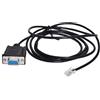 RIKYJIC Cavo adattatore DB9 RS232 femmina a RJ11 RJ12 6P4C maschio per porta Hirschmann RS20 Switch V24 (1,8 metri)