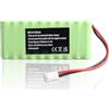 Lushtower Pacco batterie ricaricabili Lushtower da 24 V 800 mAh AAA NI-MH compatibile con illuminazione a LED e luce di emergenza con connettore VH3.96