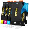 X-Toner 912XL Cartucce per HP 912 XL Multipack Cartuccia per HP 8012 8022 | per HP OfficeJet 8012 8010 8014 8015 8017 per HP OfficeJet Pro 8022 8023 8024 8025 8020 8030 (Nero Ciano Magenta Giallo)