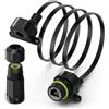 XLTTYWL® Cavo Piatto Finestra CAT6 per Starlink Gen 3/4/Mini | Per Starlink Gen3/4/4X/Mini/X. 10Gbps, 100W POE++. Cavo piatto per camper, finestre e SUV. Senza fori. 2 opzioni montaggio.