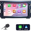 Liulbobu Autoradio per Kia Venga CEED 2010-2016 Compatibile Wireless Carplay/Android Auto, Fiat Panda Radio da 7 pollici con Touchscreen/Bluetooth/FM/AM/USB/DSP/RDS/Mirror Link