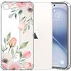 Choeeu ChoosEU Trasparente Cover per iPhone SE 2022/2020(SE 3/2)/ 7/8, Rosa Tulip | Sottile TPU Silicone Trasparente Custodia, Disegni Colorate Fiore Fiori Motivo, per Ragazza, Antiurto Protettiva Morbido Case