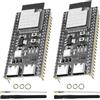 Ulegqin ESP32 S3 ESP-S3-Devkitc-1 N16R8 - Scheda madre con interfaccia IPEX + antenna da 2,4 GHz, schede ESP32 S3 con WiFi, interfaccia Bluetooth 5.0 di tipo C, compatibile con Arduino (2 pezzi)
