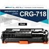 LCL CRG 718 Nero Cartucce di Toner Compatibile Canon 718 718BK Sostituzione | per Canon I-SENSYS LBP7200Cdn LBP7210Cdn LBP7660Cdn LBP7680Cx MF724Cdw MF728Cdw MF729Cx MF8330CDN MF8340Cdn (1-Pack)