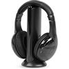 Generisch Cuffie senza fili per TV, lettore DVD, PC, con tecnologia radio HF, per home theater, godimento audio digitale senza cavo, compatibile con trasmettitori comuni, vestibilità comoda (nero, taglia unica)