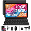 DOFACESH Tablet 10 pollici 4G lte e 5G WiFi, Android Octa-Core 2.0GHz, 128GB ROM (1TB Espandibile), 1980 * 1200FHD, 13MP+8MP, Tablet con Tastiera etc, GPS/Bluetooth, Nero