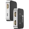 Reagle Switch HDMI 2.1 - Bidirezionale 8K @ 60Hz, commutatore 4K @ 144Hz con larghezza di banda 48Gbps, Plug & Play, alloggiamento in alluminio, indicatore LED, per TV, PS5, Xbox, Blu-Ray, proiettore
