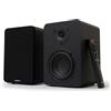 VULKKANO A4 ARC MKII Casse da Scaffale Bluetooth HDMI ARC | Woofer 4, 50W, telecomando incluso, Bluetooth 5.0, HDMI ARC, Ottica, RCA, USB, uscita subwoofer, finitura legno