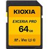 Kioxia - Scheda Sd Exceria Pro U3 V90 64 Gb