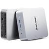 MINISFORUM AI X1-255 Mini PC, processore AMD Ryzen 7 255 8C/16T fino a 4,9 GHz, AMD Radeon 780M, Barebone Senza 2xDDR5/2xPCIe 4.0 SSD, 4K (HDMI, DP, 2x USB4), 2,5G RJ45 LAN, Oculink, WiFi7&BT5.4