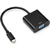 ZYLWLDP Cavo adattatore USB C a VGA, cavo vga per monitor proiettore, connessione video stabile, compatibile con dispositivi USB C con, plug and play, senza driver, uscita dell'immagine stabile ad alta