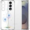 Choeeu ChoosEU Trasparente Cover per Samsung Galaxy S25 FE 5G, Blu Dente di leone | Sottile TPU Silicone Trasparente Custodia, Disegni Colorate Fiore Fiori Motivo, per Ragazza, Antiurto Protettiva Morbido Case