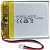 HXJNLDC Batteria ricaricabile al polimero di litio CC 3.7V 450mAh 403035, adatta per prodotti elettronici fai da te 3.7-5V con sostituzione della batteria a 2 fili incorporata e luci LED