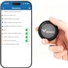 Zeerkeer Micro Localizzatore GPS Tracker Smart Tag per Auto Moto Nessuna SIM GPS con APP Allarme Antifurto Tracciamento Globale in Tempo Reale GPS Tracker Nascosto Taiettoria storica Magnete 36g Nero