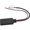 UPALDHOU Cavo Ingresso Aux Bluetooth 12 Pin 5.0 Rcd300 Rcd310 Rns300 | Adattatore Musicale, Custodia in ABS, Configurazione Plug and Play, Accoppiamento Telefono e Pad, compatibilità Rcd510