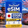 YouGuide Giappone eSIM 20GB 30Days