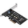 SilverStone Scheda Adattatore ECM21-E M.2 da PCIe/NVMe SSD a PCIe x4 Senza Viti