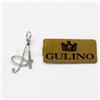 Ciondolo iniziale "A" in oro bianco 18 kt E.204