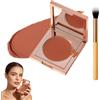 Generic Dermocosmetic CC Cream Occhiaie - Correttore Illuminante per Contorno Occhi | Riduce l'Aspetto delle Occhiaie, Idratazione a Lunga Durata, Texture Leggera e Non Grumosa - con Pennello