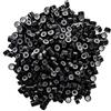 XRYIMYI 400PCS Anelli Micro in Silicone per Extension Capelli, Anelli da 4mm con Rivestimento in Silicone, Accessori in Alluminio per Extension e Infoltimento Capelli, Nero