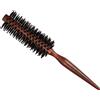VOCOSTE Spazzola Per Capelli Rotonda Districante Legno Marrone 1 Pezzo | Dimensioni: 23.5x4.8cm, Massaggia Cuoio Capelluto, Antistatico, Resistente Al Calore.