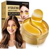 Waymaytecy 60 Pezzi Gold Hydrogel Eye Patch, Idratante Maschera Occhi con Acido Ialuronico, Patch Contorno Occhi per Rassodante Eye Mask Riduce Borse e Occhiaie Donne e Uomini