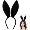 DIVINA VITAE Cerchietto Orecchie Coniglio in Velluto Donna Accessori Halloween