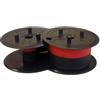 Generic NASTRO IN STOFFA DOPPIA BOBINA 3 PUNTE NERO/ROSSO ALTEZZA 13 MM X 6 METRI DI LUNGHEZZA UTILIZZABILE SU CALCOLATRICI DI VARIE MARCHE E MODELLI - 80406