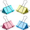 Ufmarine Clip colorate Jumbo per raccoglitori, 5,4 cm, clip per raccoglitori extra large per ufficio (8 pezzi)