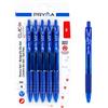 Pryma Clack Set 5 Penne Gel a Scatto, Punta Media 0.7 mm - Penna Inchiostro Gel di Colore Fluido e a Rapida Asciugatura, Impugnatura Ergonomica, Cancelleria per Scuola, Università e Ufficio