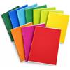 10ELED 10 Quaderni a Righe B e Copertine Colorate Assortite | Maxi A4 - 20+1 Fogli - Confezione da 10 - Rilegatura a Punto Metallico - Carta 80 g/m² - Copertine Colorate - Made in Italy