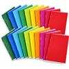 10ELED 10 Quaderni Maxi A4 a Righe B + 10 a Quadretti da 1 cm - Scuola Elementare | Maxi A4 - 40+2 Fogli - Confezione da 20 - Rilegatura a Punto Metallico - Carta 80 g/m² - Copertine Colorate - Made in Italy