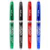 Pryma Set 4 Penne Cancellabili Doppia Gomma 0.7mm - Penne Gel Scrivi e Cancella, Colori Assortiti