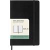 Moleskine Weekly Planner 2025-2026, Agenda Settimanale 18 Mesi Con Spazio per Note, Copertina Morbida e Chiusura Elastica, Formato Pocket 9 x 14 cm, Colore Nero