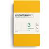LEUCHTTURM1917 Jottbook pur A6 Puntinato Sunflower | 64 pagine numerate, fogli perforati, puntinato, tasca a soffietto, senza acidi, Bullet Journal
