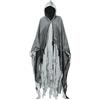 RYTEJFES Costume Halloween Donna Uomo,Costume Fantasma Mantello con Cappuccio,Costumi Halloween Lungo Carnevale Capo Masquerade,Vestito Morte Strega Fantasma Adulto 2026