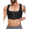 MISS MOLY Shapewear - Corsetto da uomo e da uomo, senza maniche, a compressione, elastico, per la pancia, modellante