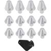 LT Easiyl 12 Punte Per Scarpe Da Calcio In Alluminio M6 Color Argento 4 Pezzi/14 Mm 8 Pezzi/10 Mm Con Chiave Compatibile Con Adidas