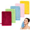 Carehabi 5 Pezzi Guanti da Bagno 15 x 21 cm Asciugamani Microfibra | Microfibra Spugna Doccia Riutilizzabili Rosso, Verde, Blu, Rosa, Giallo Lavette Bagno