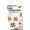 folia 1298 - Strisce di carta per stelle MINI Fröbel, 100 strisce in colori naturali per 25 stelle