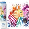 DIAMOND DOTZ Kit per pittura a diamante Diamond Dotz Rainbow Zebras per adulti con gemme