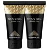 Titan Gel - Gel Intimo per Uomo - Gel Aumentante - Versione Oro - Hendel's Garden
